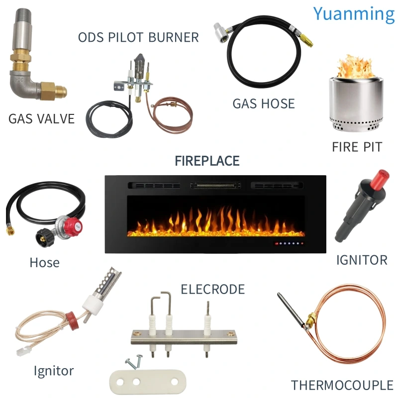 High Power Gas Kitchen Valve with Safety Copper Valve and Ignition Line