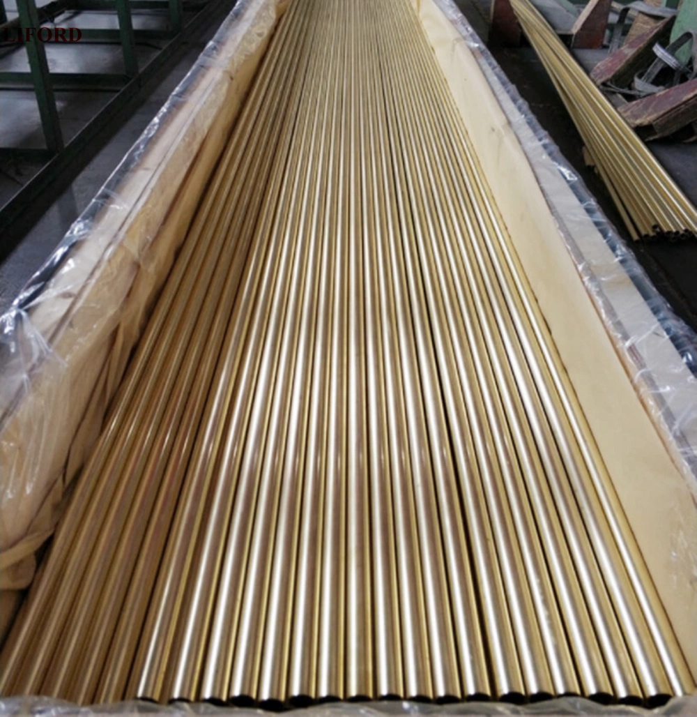 ASTM Customized Seamless C2680 Round Square Admiralty Brass Tube