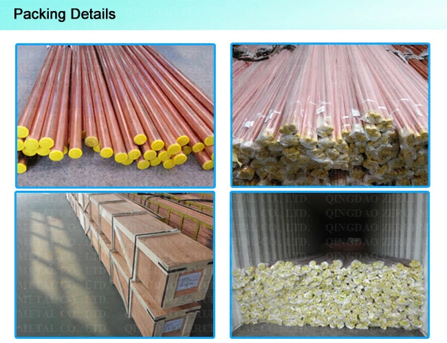 Soft Air Conditioner Refrigeration Copper Tubing Pipe in Straight Length