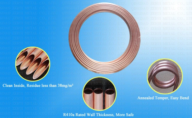 Type K Copper Tube Soft Drawn for Water and Gas ASTM B88