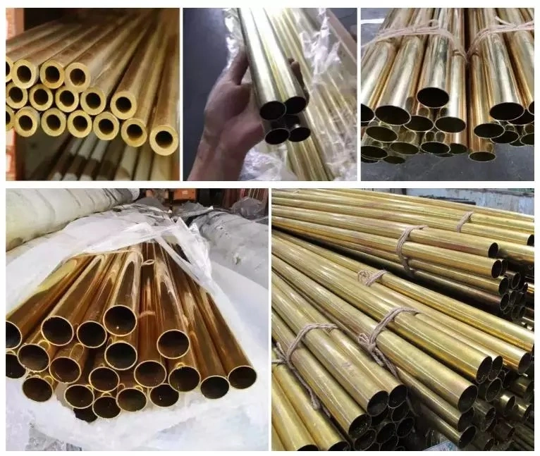 0.2-120mm Hollow Brass Tube H59 H62 1mm 2mm 1.5mm 1.2mm 0.8mm Thick Wall for Drilling Machine