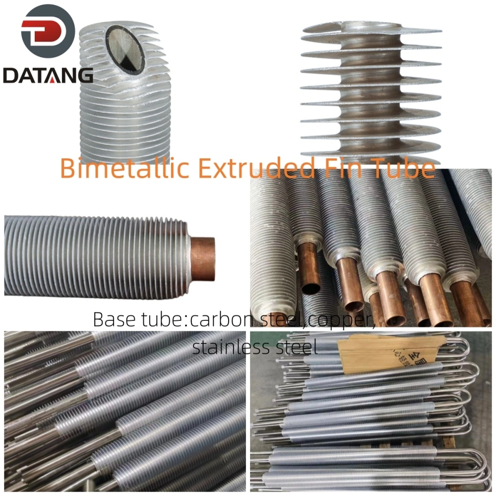 High Frequency Welded Solid, Spiral L Fin Kl Ll, G Type, Extruded Dr, H Type, Serrated Finned Fin Tube with Steel, Brass, Copper, Copper Alloy