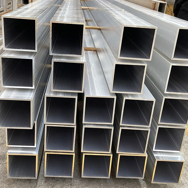 Customized Color Gold Aluminium 6061 6063 7075 Anodized Aluminum Pipes and Seamless Tubes Extruded Hollow Manufacturer