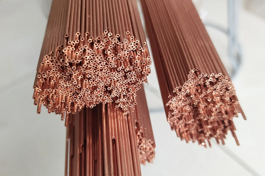 High Quality Seamless 1 4 3 8 5 16 Coil Tube Copper Tube Flexible Mirror Custom Hair Seamless ASTM B111 6&quot; Sch40 CuNi 90/10 C70600 C71500