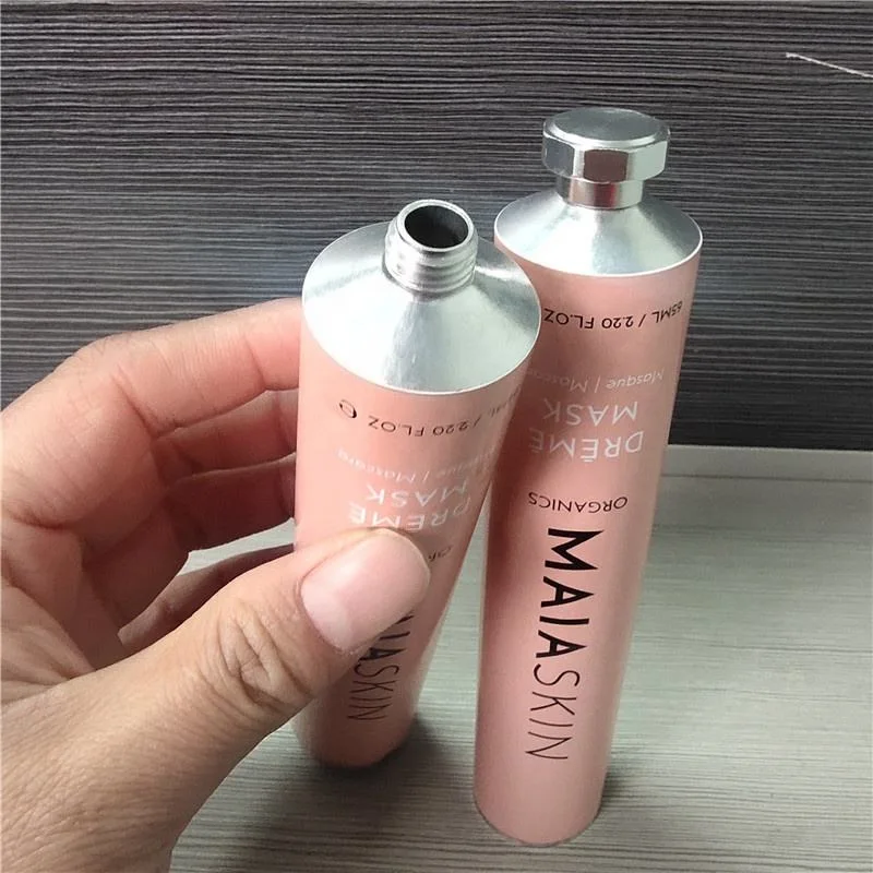 Wholesale Empty Cosmetic Aluminum Tubes Skincare Food Toothpaste Aluminium Collapsible Tube