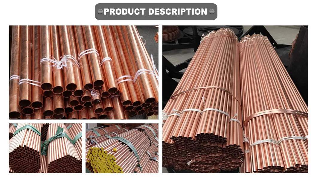 Wholesale Factory ASTM B280 C21000 C22000 C23000 C24000 Tp1 Tp2 T2 Tu2 Brass Round Copper Tube Price Per Kg