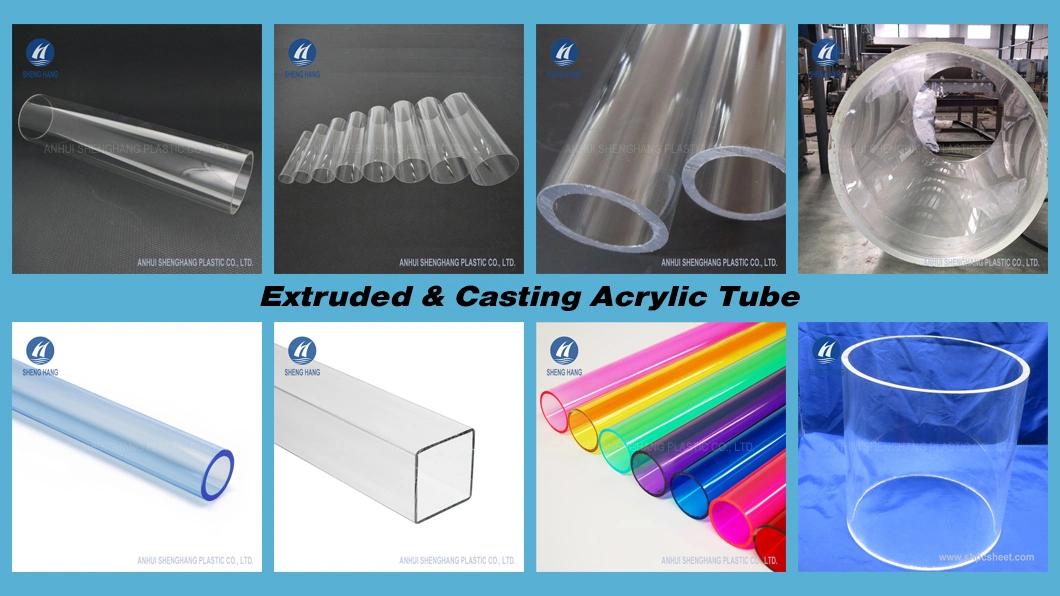 Transparent Extruded PMMA Pipe China Wholesale Acrylic Tubing