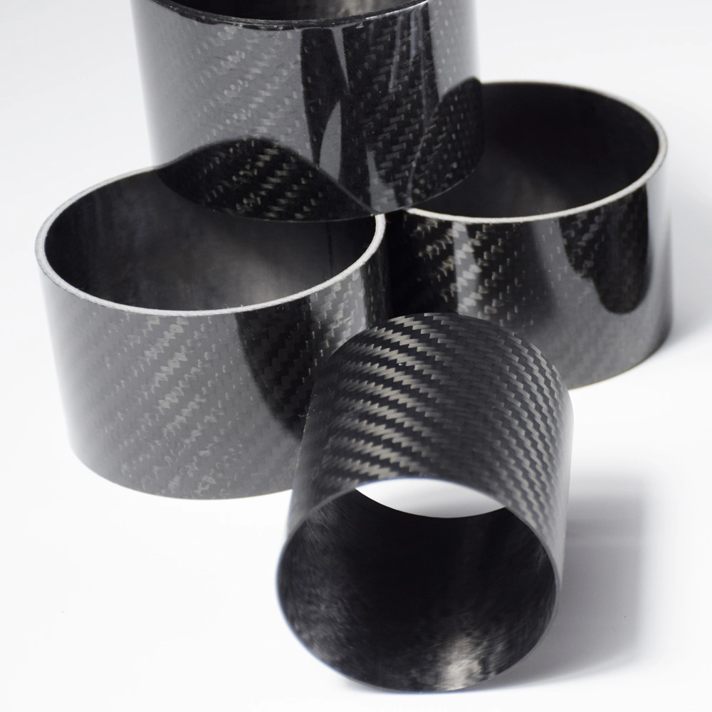 Light 3K Carbon Fiber Tube 1mm 40mm Drone CNC Cfrp Carbon Fiber Tubing