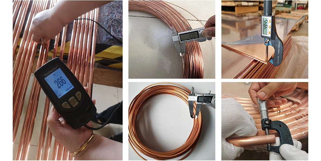 Copper Pipes Seamless Copper Tube Tube C70600 C71500 C12200 Alloy Copper Nickel Tube