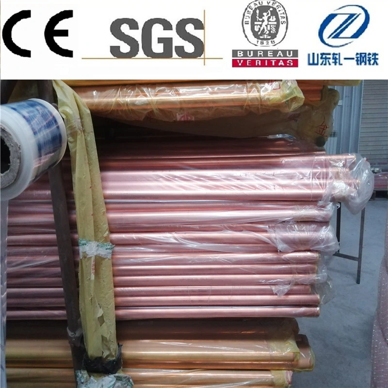 C12200 Straight Red Cold Drawn Copper Tube Factory