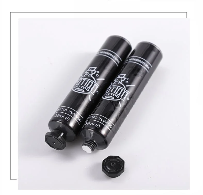 Aluminium Customize Squeeze Cosmetic Packaging Tube with Octagonal Cap for Skincare Cream