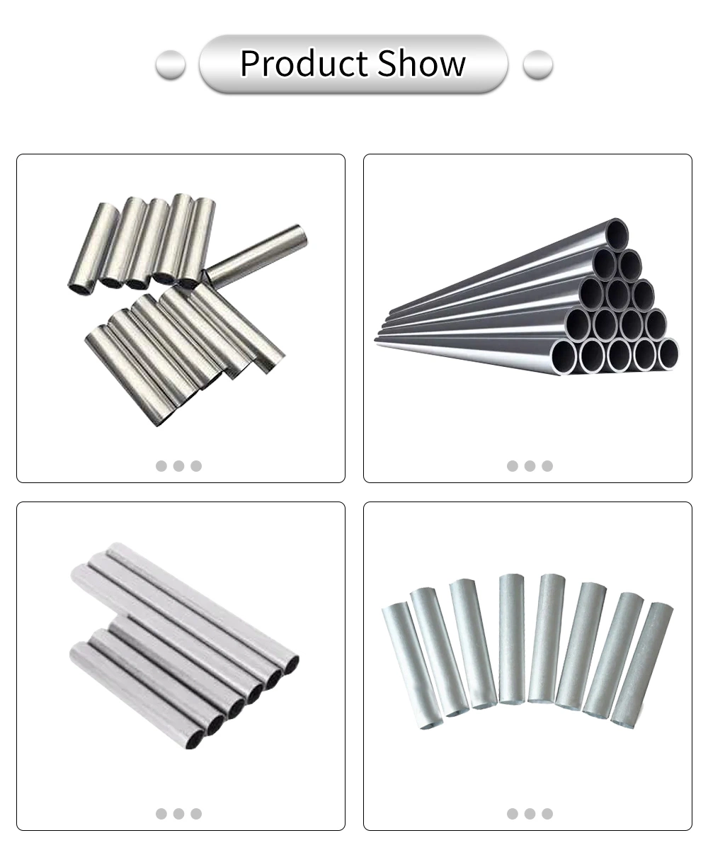 6061 Small Industrial Sizes Rectangular Anodized Extruded Alloy Price Oval Round Square Tubing Metal Tube Aluminum Pipeshot Sale