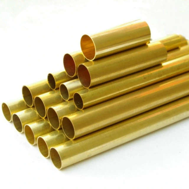 1/2 Hard Yellow Brass Pipe C27200 C3604 Customized Size Brass Capillary Tube