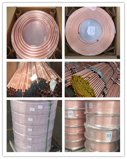 Refrigeration Copper Pipe Air Conditioner Copper Tubing AC Pancake Coil 1/4 Copper Tube