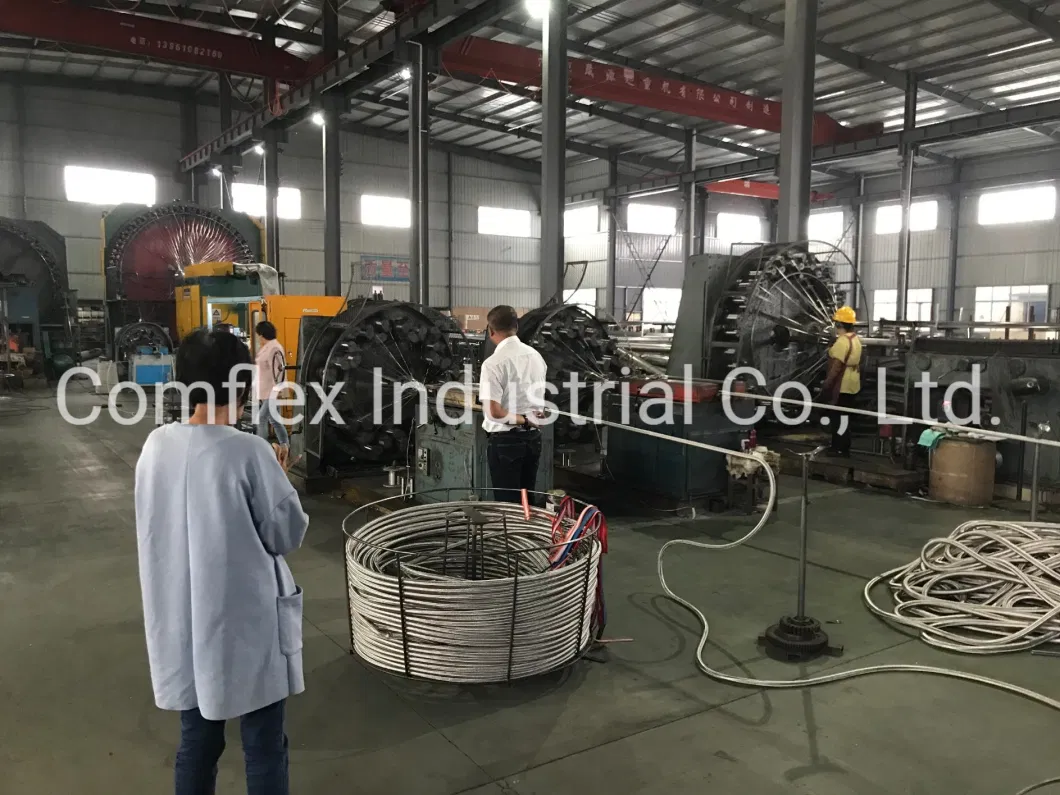 Braided Corrugated Flexible Metal Hoses / Tubing / Pipes With Fitting or Flange, High Quality SS 304 / 316 / 316L Annular Flexible Hose&