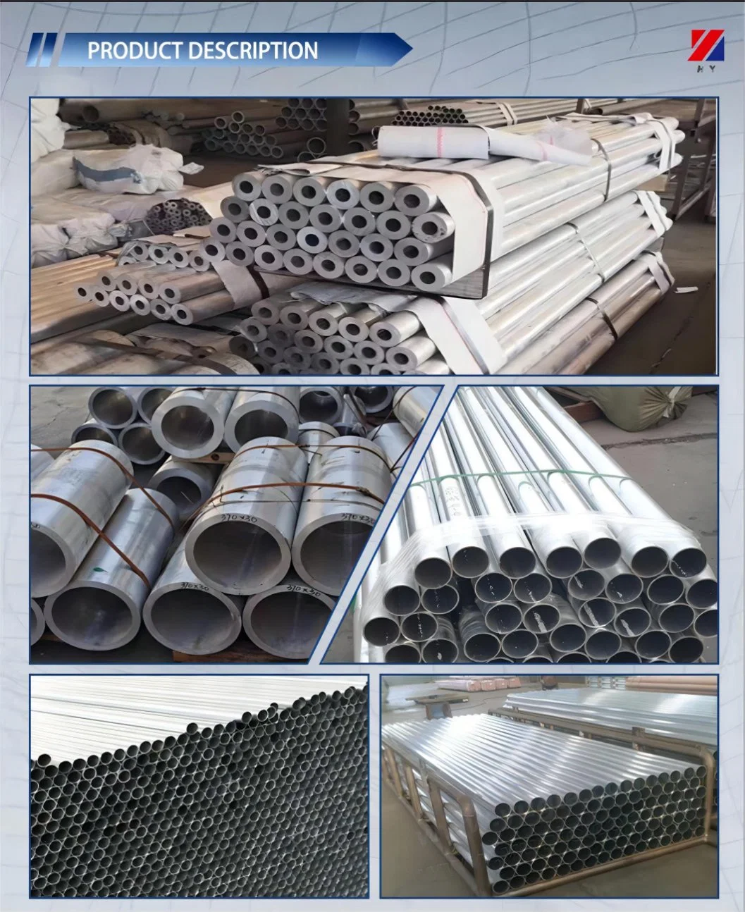 Aluminum Seamless Extruded Piping Tubing Aluminum Alloys Cut to Sizes