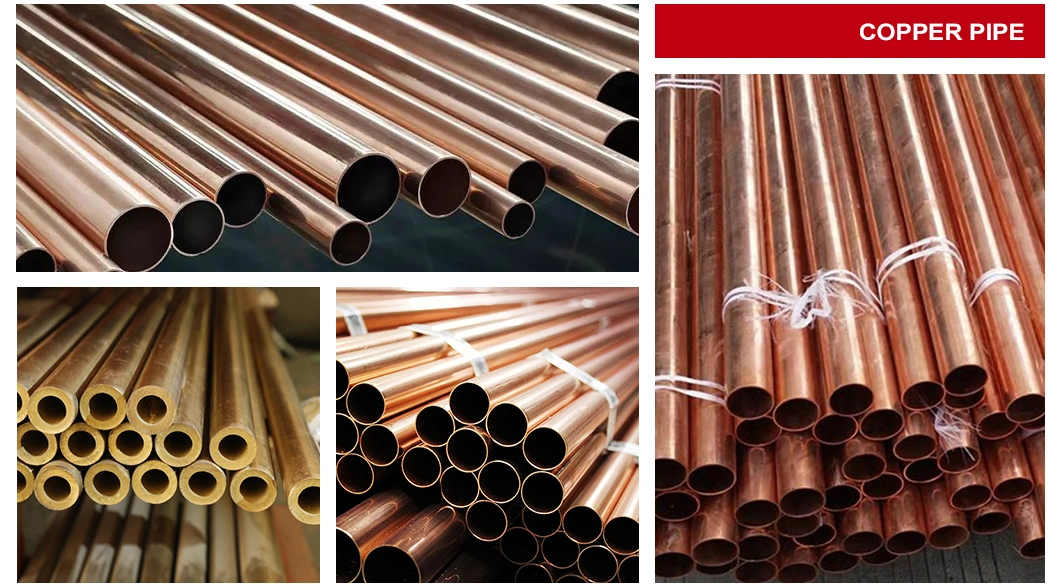 Copper Pipes Seamless Copper Tube Tube C70600 C71500 C12200 Alloy Copper Nickel Tube