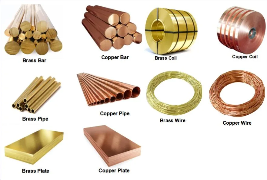 DIN Cuzn40/Cuzn35/Cuzn30/Cuzn20/Cuzn15/Cuzn10/Cuzn5 Copper Tube Square Pure Copper Pipe Tubes Brass Tube of-Cu/Se-Cu/Sw-Cu/Sf-Cu