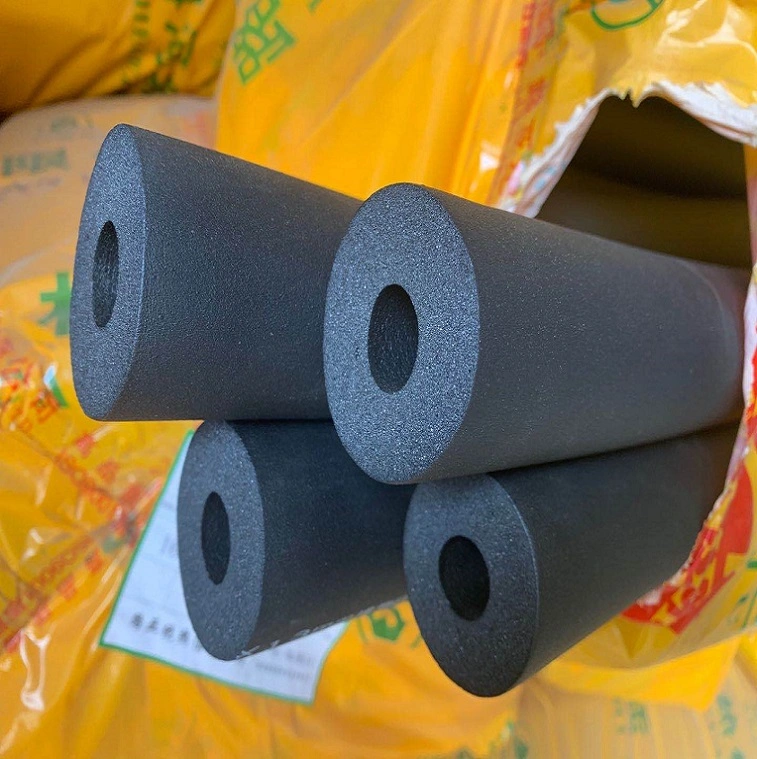 China Factory Price OEM Building Elastomeric NBR PVC Rubber Foam Pipe for Air Conditioning /Tube/ Cold Media Copper Pipe Insulation