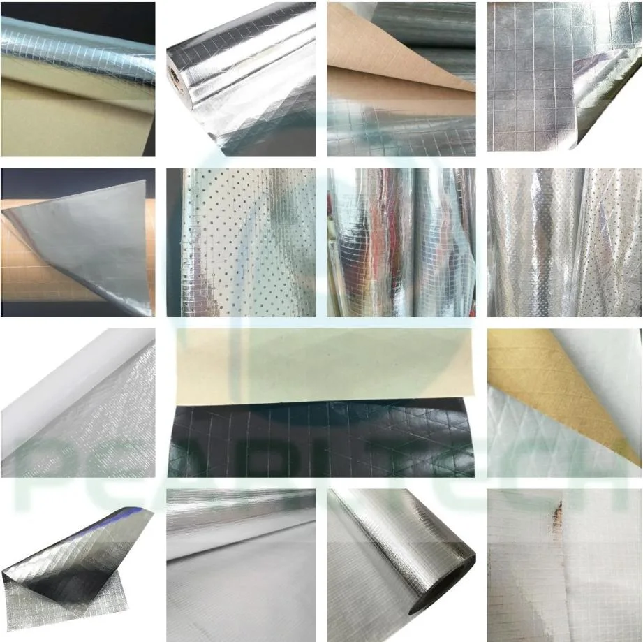 Perforated Heavy Duty Aluminum Foil Paper as HVAC Tube Insulation in China Factory