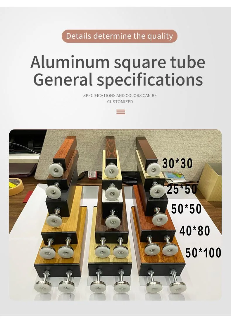 Top Quality Aluminum Tube Square Perforated Square Tube Aluminum 24 Feet Aluminum Tube Square