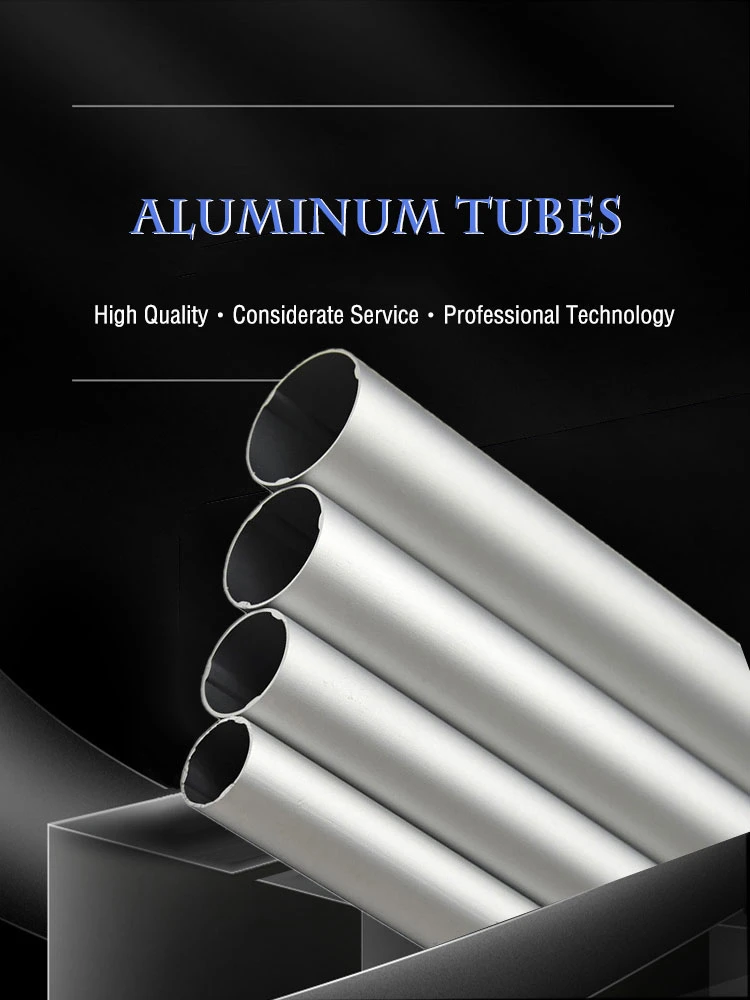 Manufacture 6061 6063 6082 Aluminum Tube Profiles with All Sizes