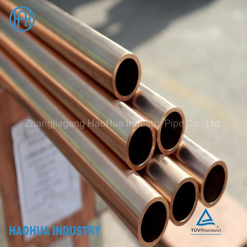 Round Shape Straight Copper Alloy Tube Seamless Tube