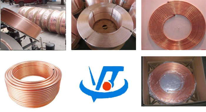 Pancake Coil Copper Tube / Red Copper Pipe / Copper Tubing C1100 Price Per Kg