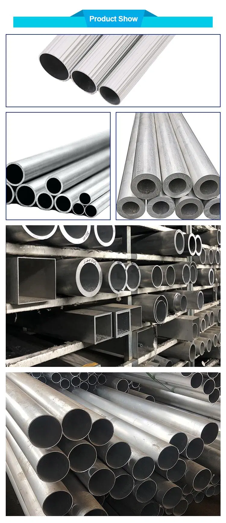 50mm Thin Wall 300mm 2024 6061 T6 Large Diameter Aluminium Round Pipe Aluminum Tube