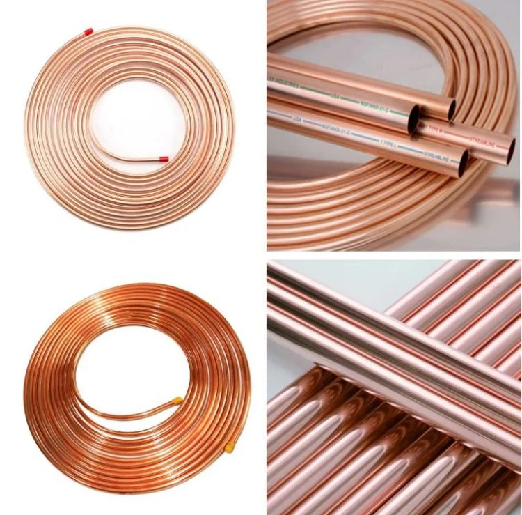 Tianjin Factory Good Price T2 Capillary Seamless Copper Pipes Tube