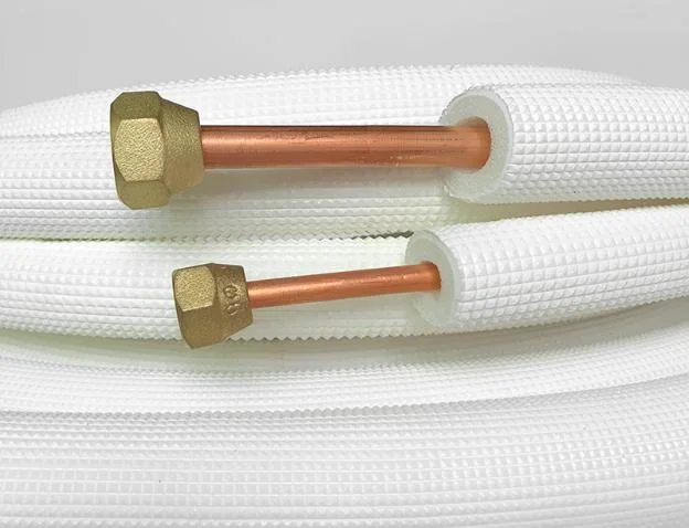 1/4 Inch HVAC Air Conditioning Copper Coils Pipe ASTM B280 Insulated Copper Tube for Air Conditioner