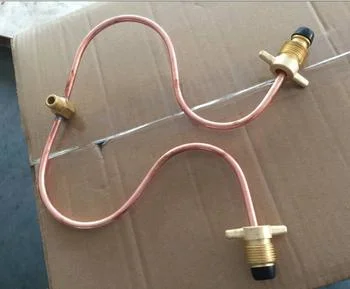 Source Factory Male Brass Connect 1/4&quot; 6.35mm Copper Tube Gas Fitting