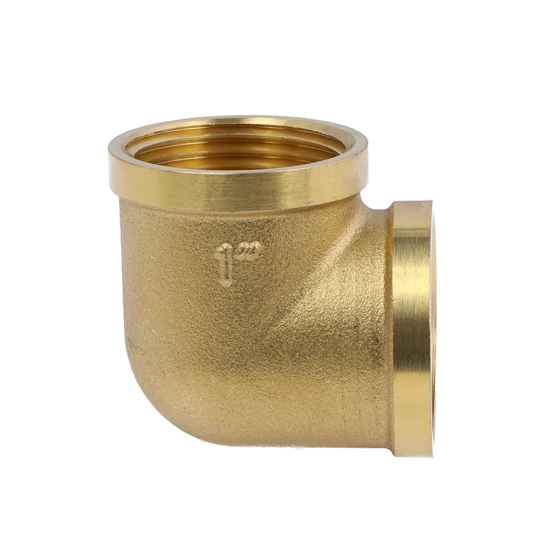 High Quality Forged NPT or Bst Thread OEM Brass Elbow Pipe Fitting 90 Degrees Elbow Fitting Plumbing