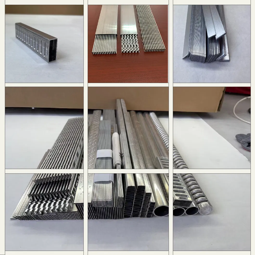 Microchannel Aluminum Tube 3003 Aluminum Profile Microchannel Aluminum Flat Tubing