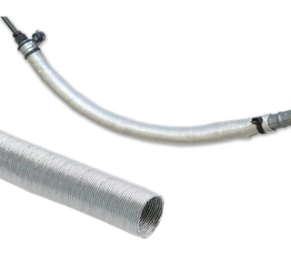 Aluminum Foil Fiberglass Tubing for High Heat Environments for Auto Engine Structure