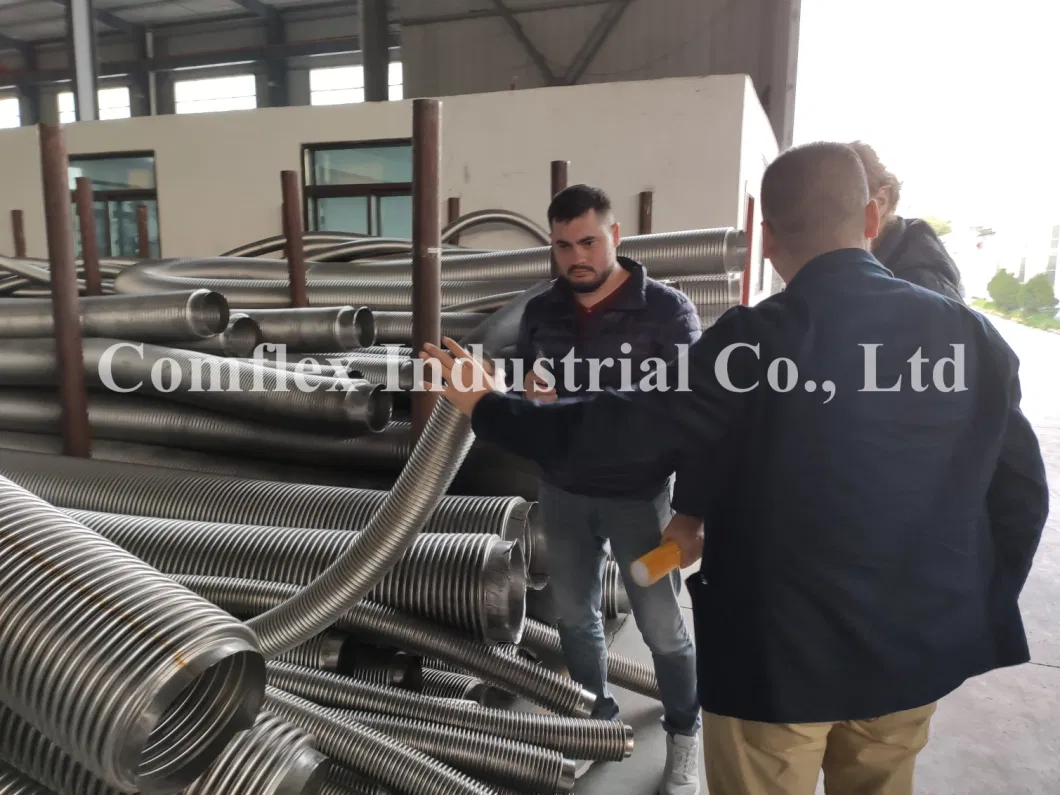 Braided Corrugated Flexible Metal Hoses / Tubing / Pipes With Fitting or Flange, High Quality SS 304 / 316 / 316L Annular Flexible Hose&