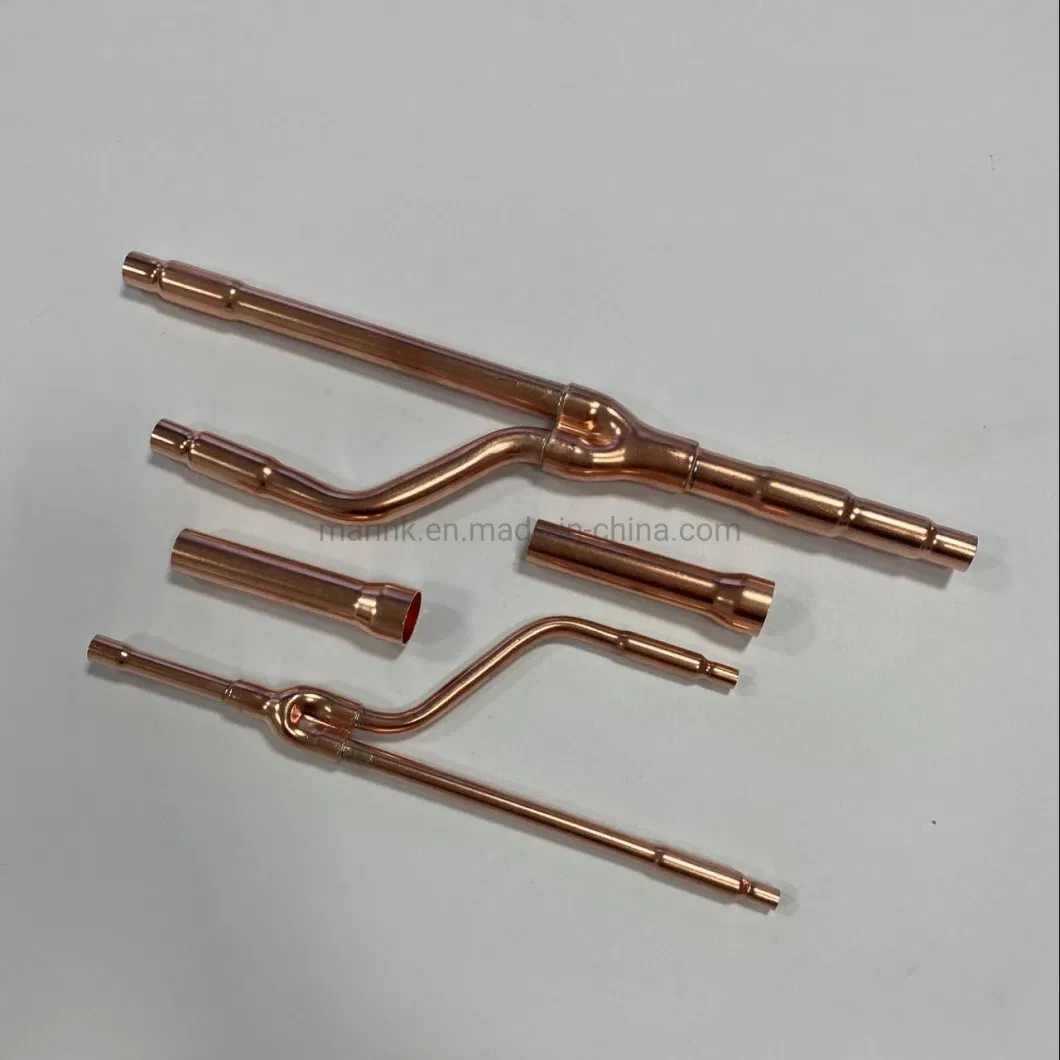 Vrf Installation Refrigeration Part Isolator Air Conditioner Branch Joint Pancake Copper Tube Pipe 60%off