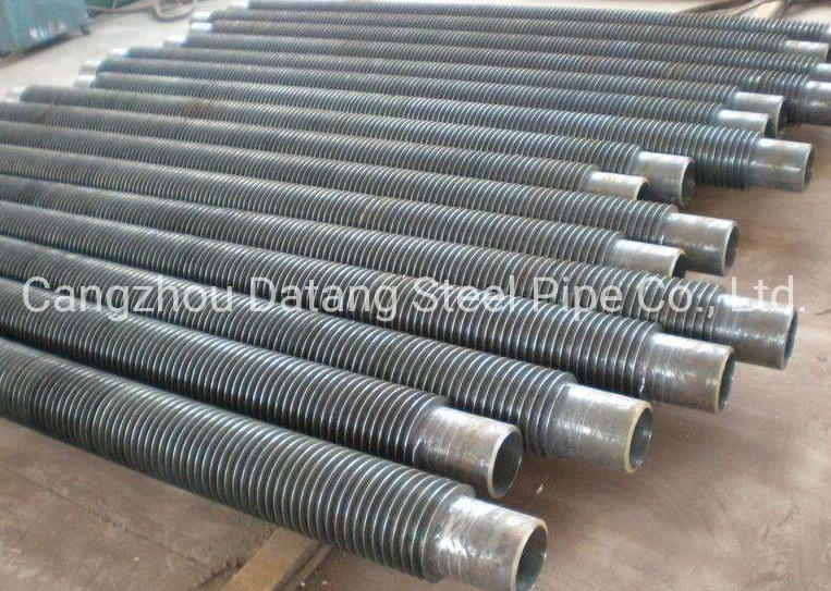 Finned Copper Tubing for Oil Cooler in Machinery Extruded Fin Tube Heat Exchange Condenser Pipe Soldering The Strip and Tube