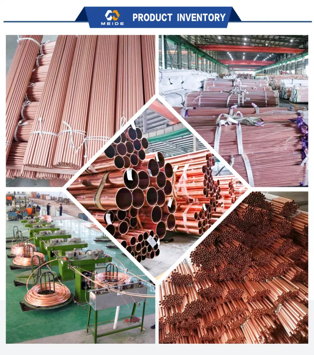 High Thermal Conductivity C34200 C35000 C36000 C3501W C3531b C3601b Pure Refrigeration Copper Square Tube 1/2 Capillary 3/4 Copper Tube