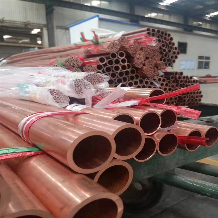 ASTM C12200 Seamless Copper Pipe Brass Tube Air Conditioner Refrigerator 1/4 3/8 1/2 Inch Copper Bar/Plate/Tube/Pipe