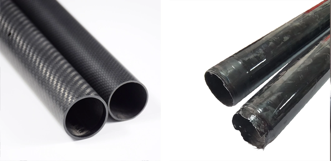 Light 3K Carbon Fiber Tube 1mm 40mm Drone CNC Cfrp Carbon Fiber Tubing