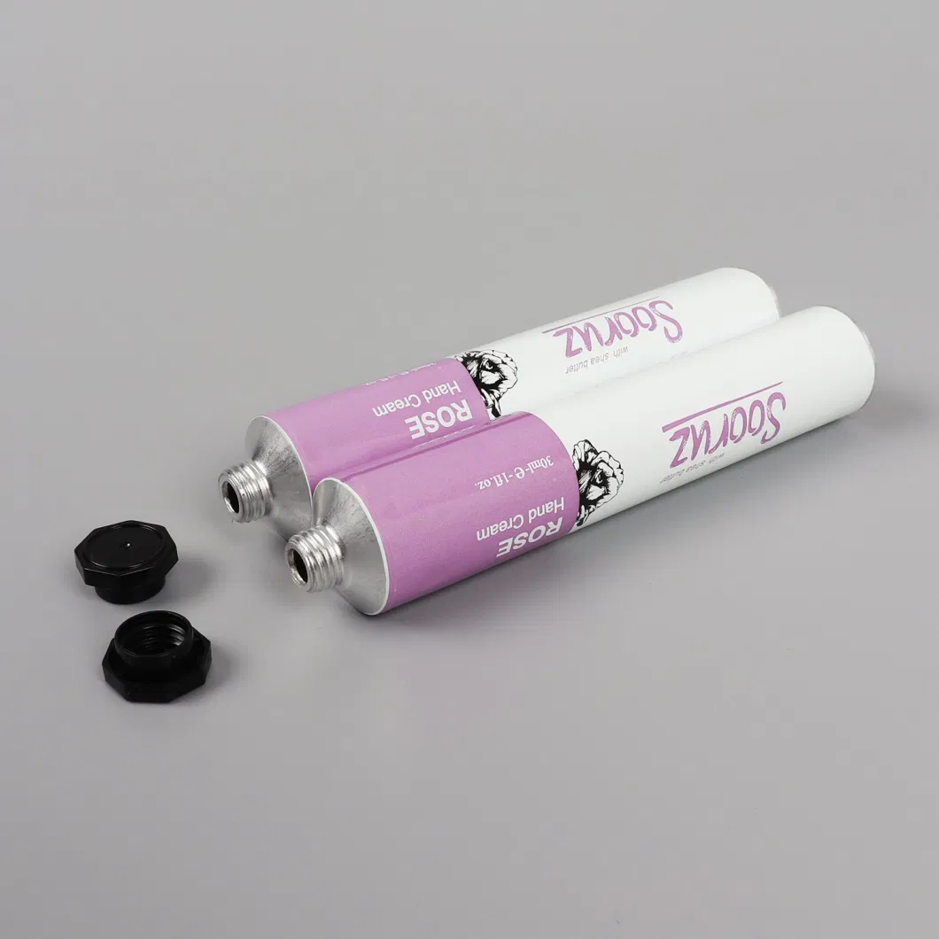 30ml Hand Cream Tube Empty Aluminum Cosmetic Squeeze Tube with Octagonal Cap