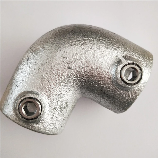 Hot Galvanized 90 Degree Elbow Inline External Connector Sleeve Scaffold Tube