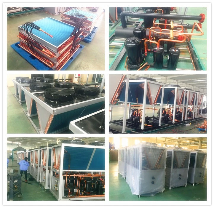 Factory R410A/R407c Modular Scroll Type Air Cooled Water Chiller with Reinforced Frame