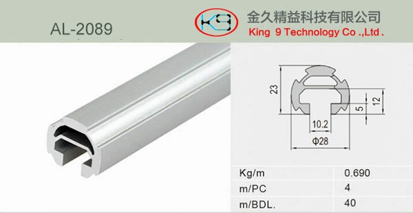 2024 Aluminum Tube Aluminum Telescopic Tube Industrial Use Product Line Worktable Aluminum Tube for Bicycle Frame Lean System