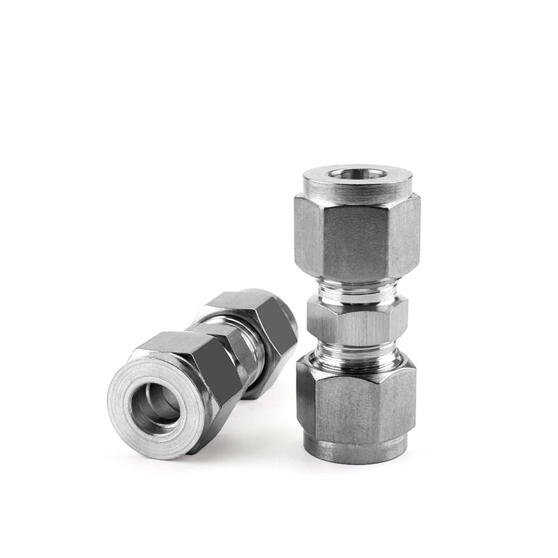 Metal 316 Stainless Steel 3/8 Inch NPT 1/2 Compression Fitting Swagelok Male Connector Instrument Fittings Tubing