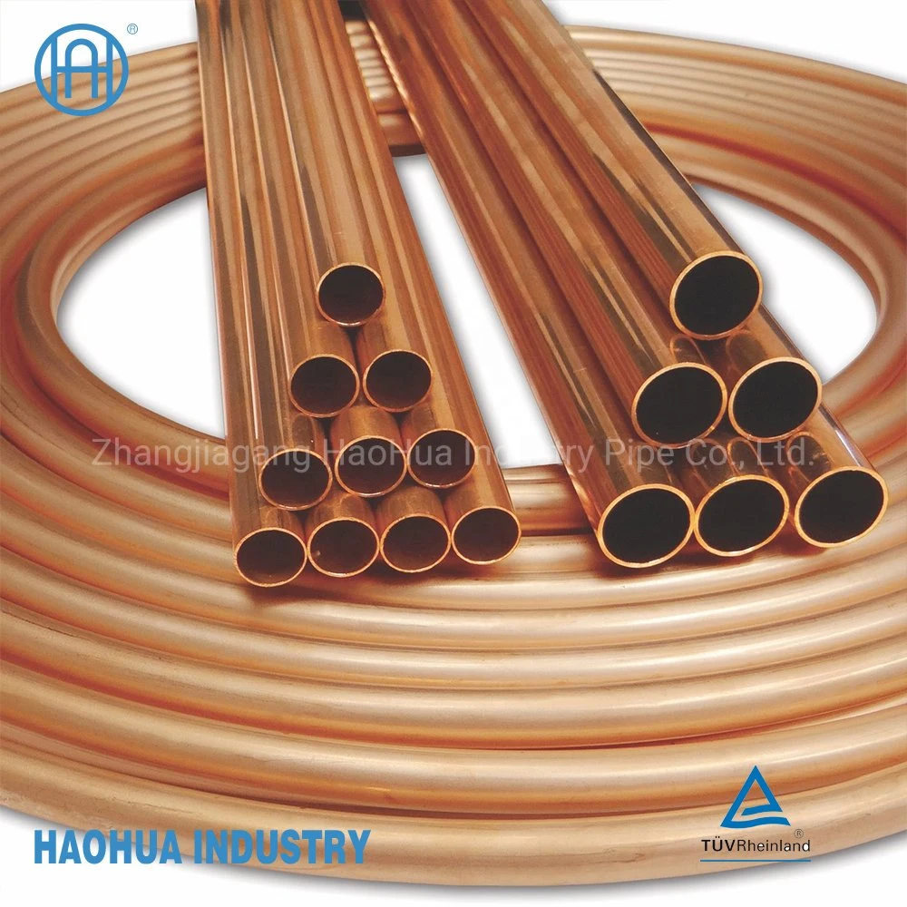 Round Shape Straight Copper Alloy Tube Seamless Tube