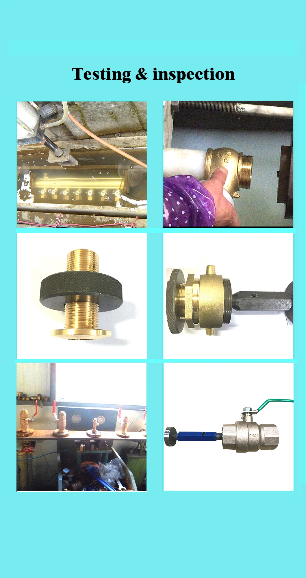 Forging Brass Water Meter Solder Fitting for Copper Tube