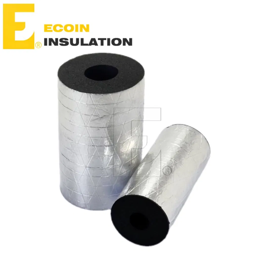 2023 Hot Sale Low Heat Conductivityblack Foam Rubber Pipe Insulation Split Air Conditioners Rubber Plastic Tube