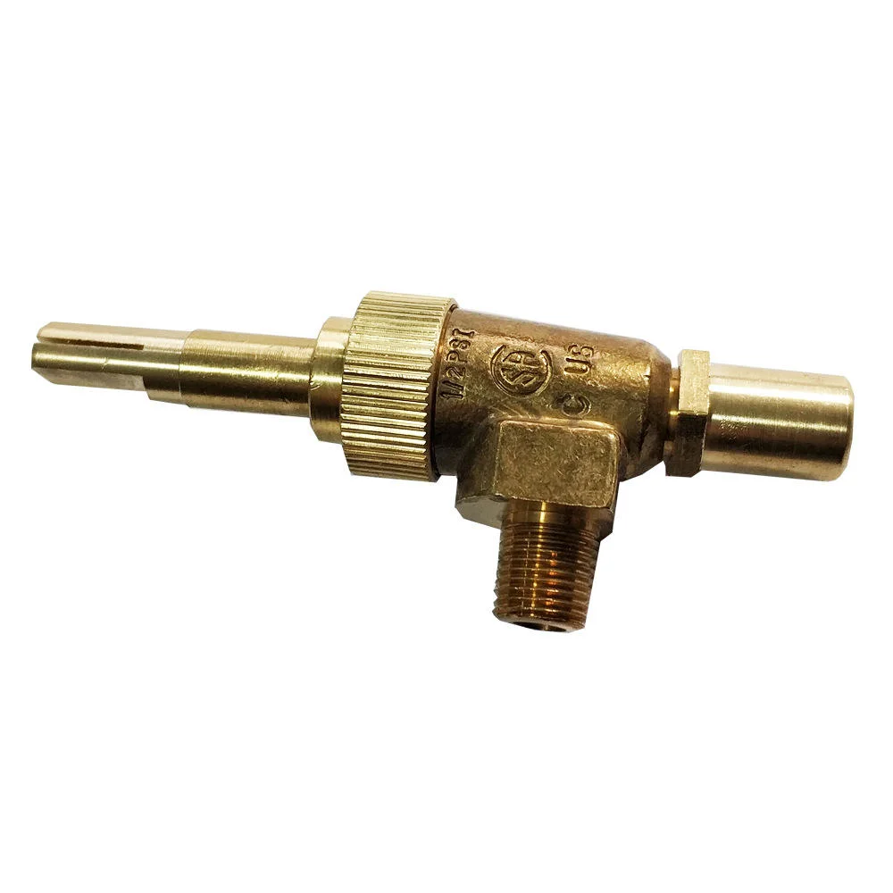 Commercial Stove 1/8NPT Gas Valvewith Copper Nozzle 8mm Valve Shaft Control Valve